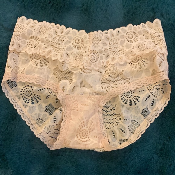 NWT AERIE BOYBRIEF NUDE LACE UNDERWEAR - Picture 1 of 3